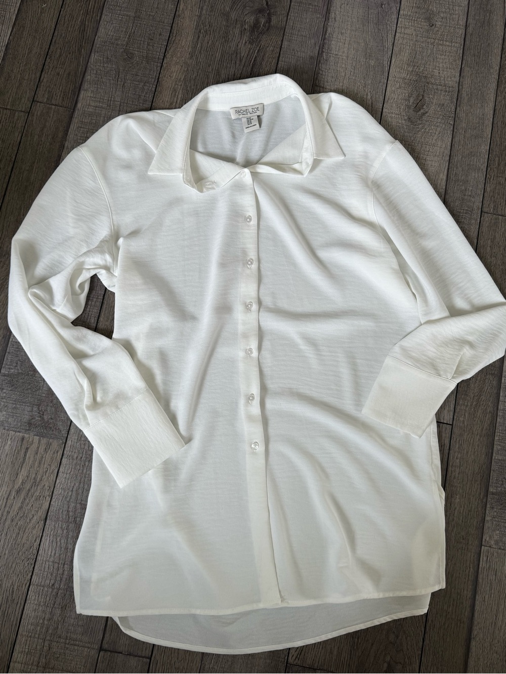 Rachel Zoe white blouse size M